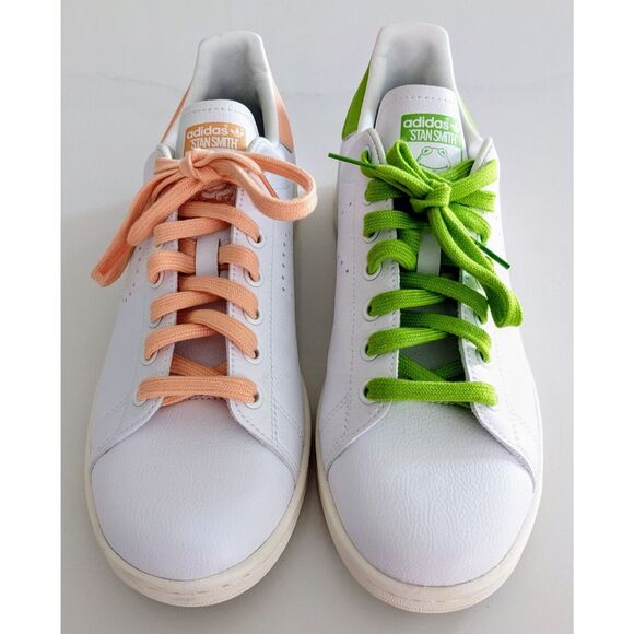 Men's Adidas Stan Smith Disney Miss Piggy and Kermit Sneakers US Sz 9 Art GZ5996 - Picture 2 of 12